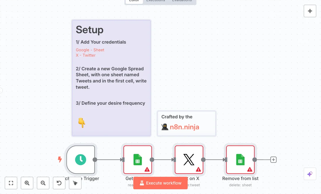 Automate Google Sheets Twitter Scheduling