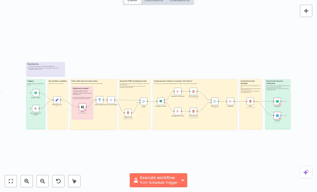 Automate Notion Task Email Updates