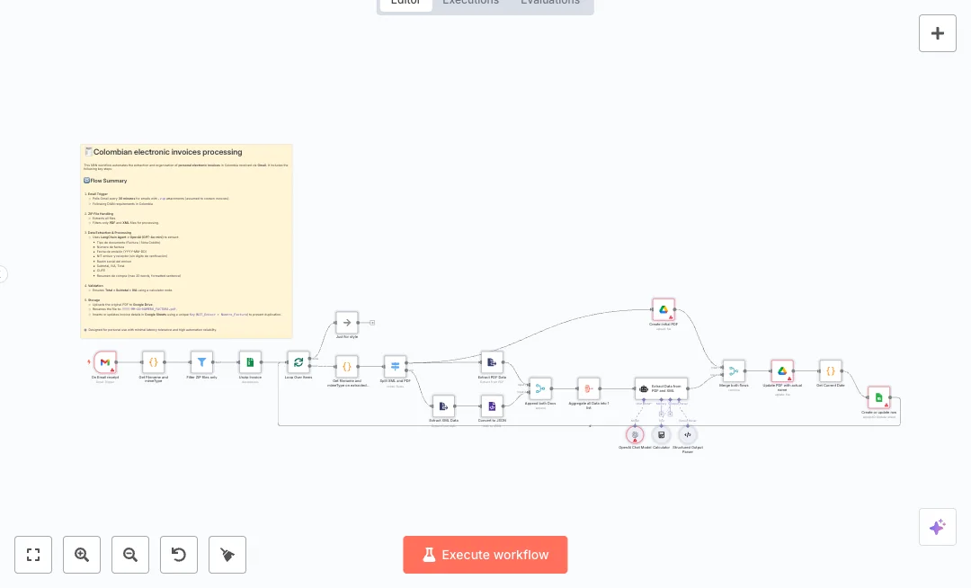 Automate Gmail Invoices to Google Drive and Sheets
