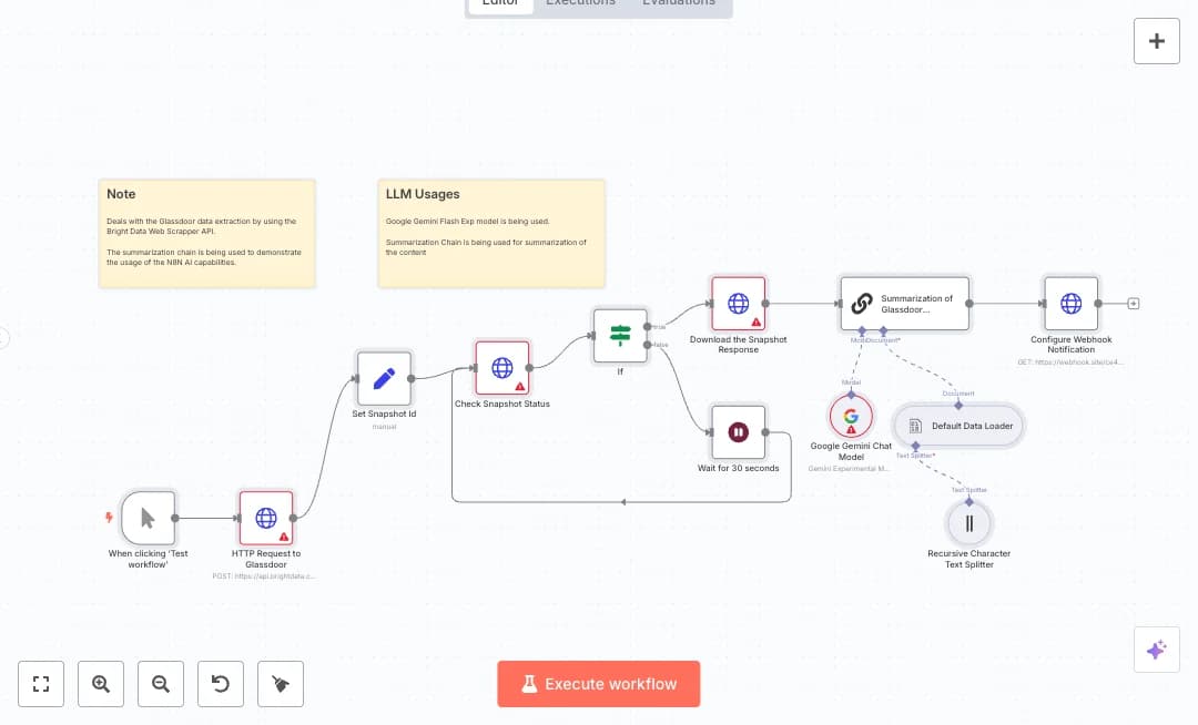 Automate Bright Data HR Review Summaries