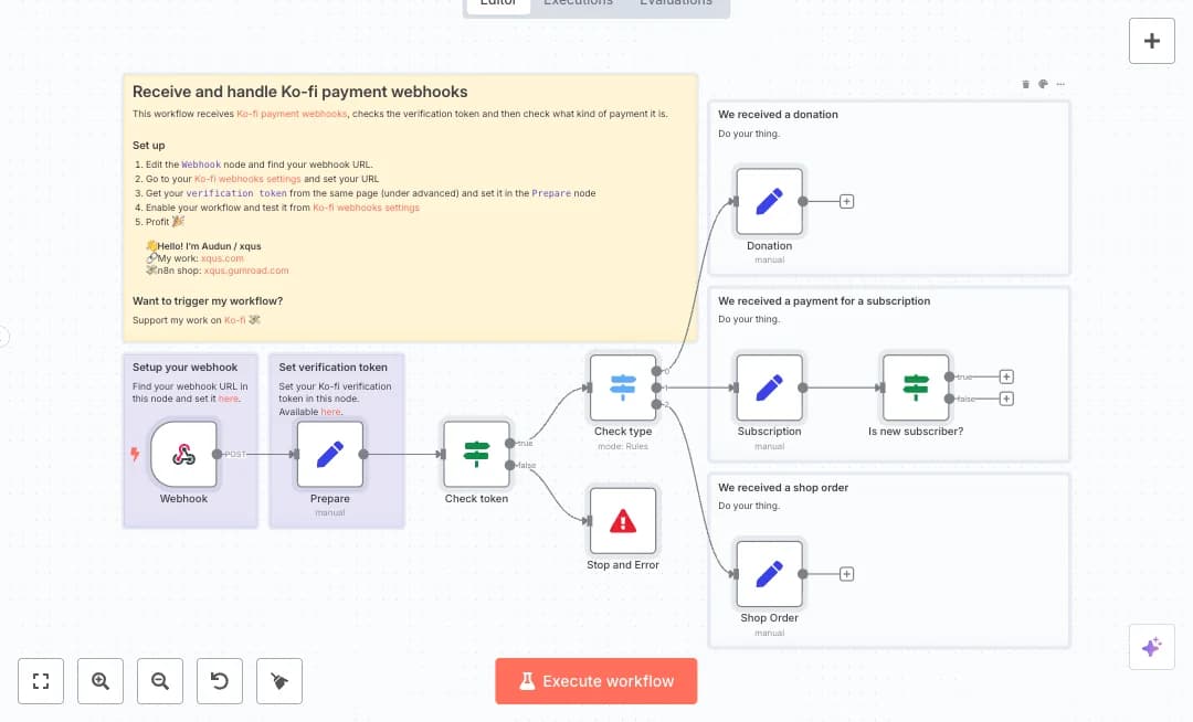 Automate Kofi Payments for Sales Tasks