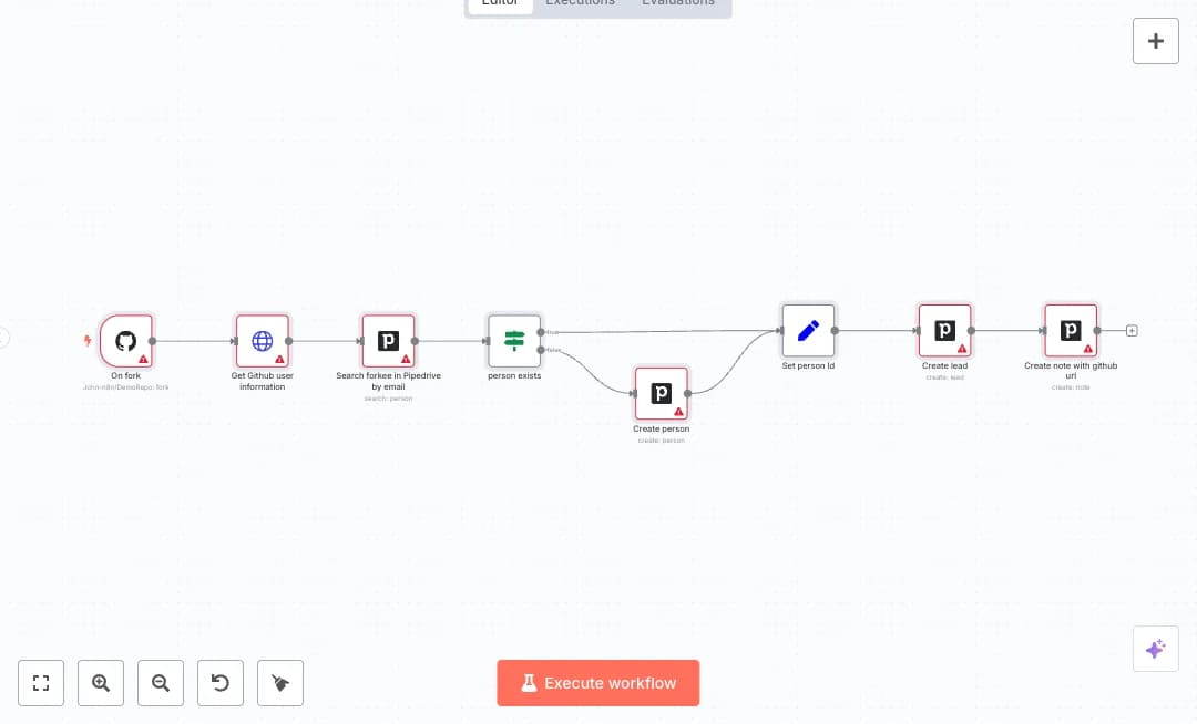 Automate GitHub to Pipedrive Lead Capture