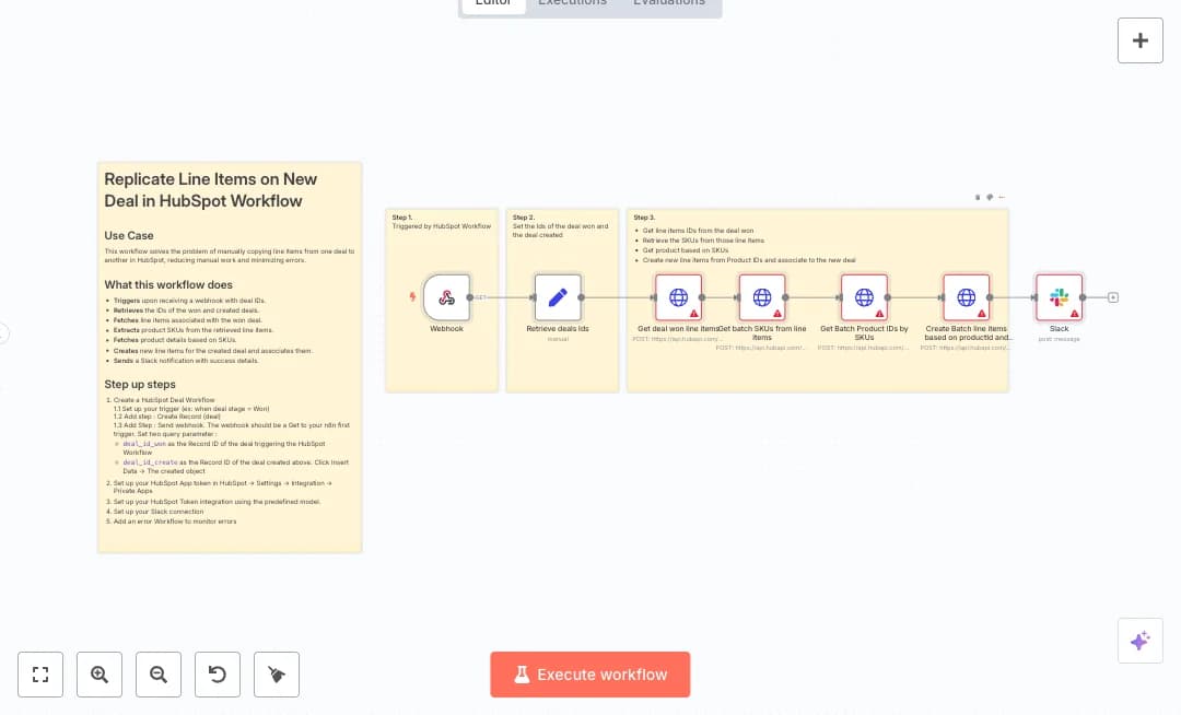 Automate HubSpot Line Items Deal Management