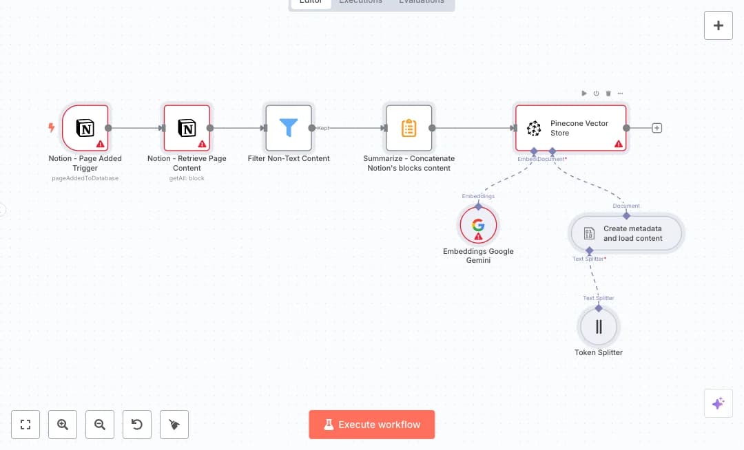 Sync Notion to Pinecone Knowledge Search