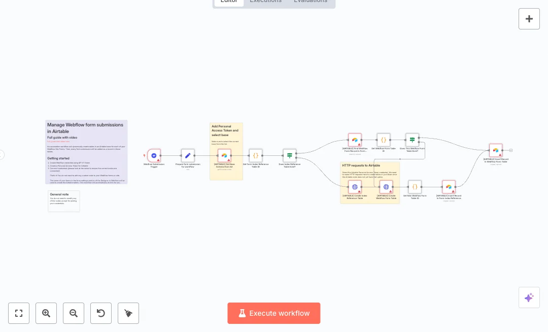 Automate Webflow Airtable Lead Capture