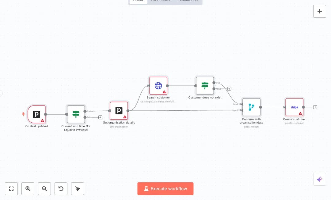 Automate Pipedrive Stripe Customer Creation