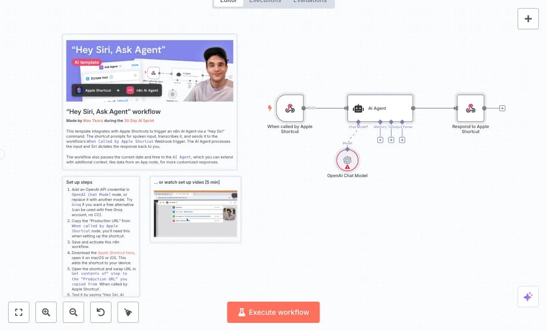 Connect Apple Shortcuts AI Answers