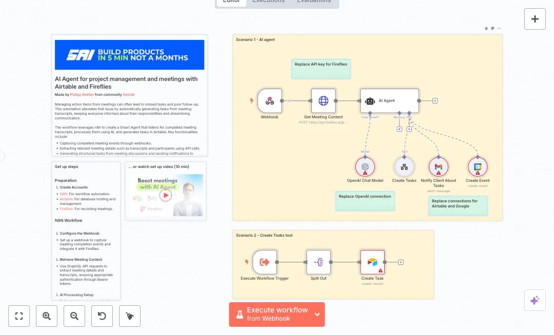 Automate Airtable Meeting Task Management