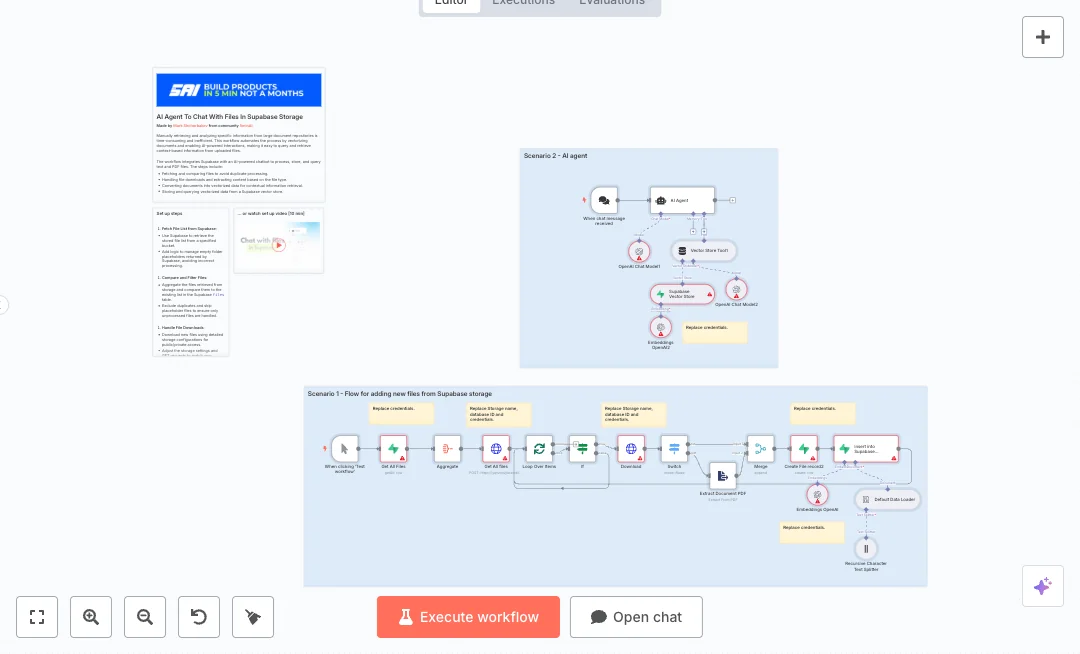 Automate Supabase Document Q and A