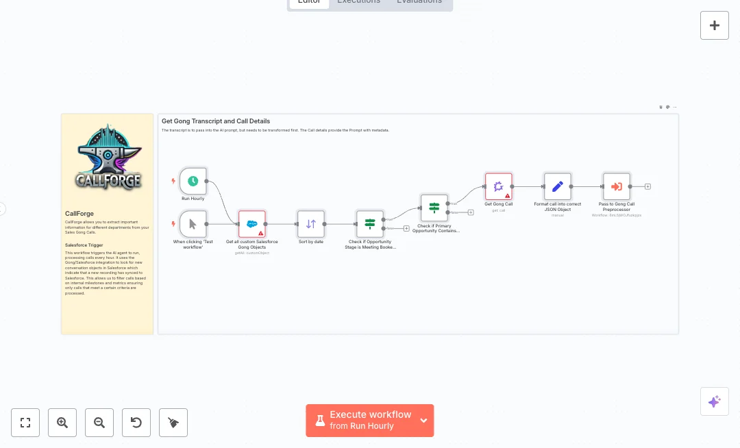 Automate Salesforce Gong Call Insights