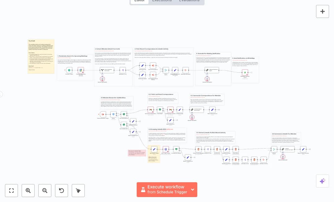 Automate Google Calendar Meeting Briefings