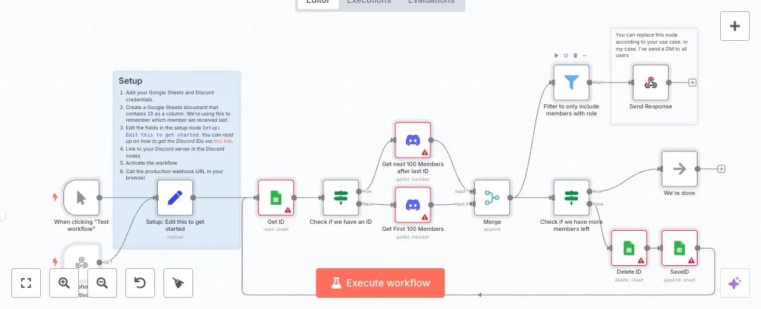 Sync Discord to Sheets Member Segments