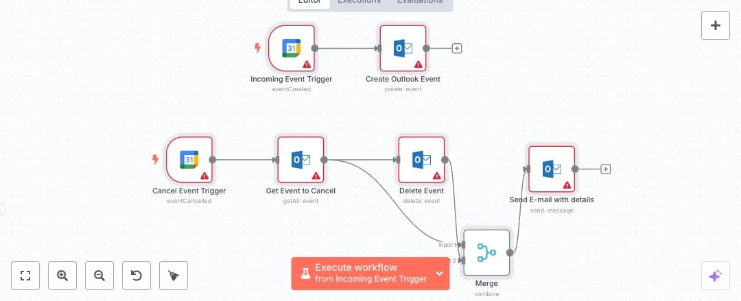 Sync Google Calendar to Outlook Event Management